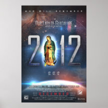 12.12.12 Célébration de notre Madame de Guadalupe Posters