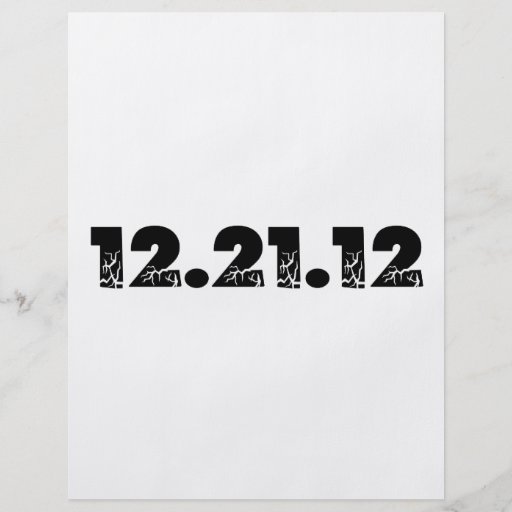 12.21.12 2012 December 21, 2012 Flyer