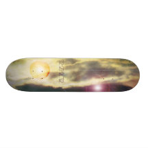 12 21 2012 Sky enigma Custom Skate Board