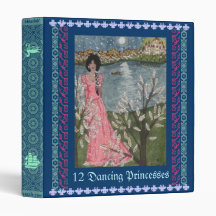 12 Dancing Princesses 3 Ring Binder
