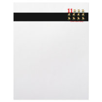 12 days eleven pipers piping letterhead
