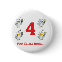 12 days four calling birds pins