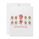 12 days nine ladies dancing announcement