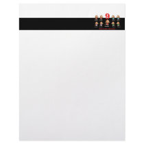 12 days nine ladies dancing letterhead template