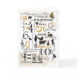 12 Days of Christmas Greeting Card