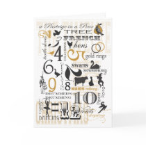 12 Days of Christmas Greeting Card