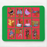 12 Days of Christmas T-shirts, Apparel, Gifts Mouse Pad