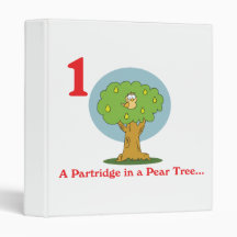 12 days partridge in a pear tree binders