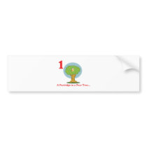12 days partridge in a pear tree bumper stickers