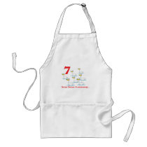 12 days seven swans a-swimming apron