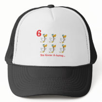 12 days six geese a-laying mesh hats