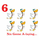 12 days six geese a-laying cut outs