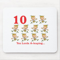12 days ten lords a-leaping mouse pads