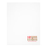 12 days twelve drummers drumming personalized letterhead