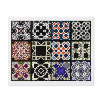 12 Different Tea Bag Tiles - Origami Folding Full Colour Flyer