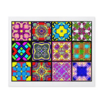 12 Different Tea Bag Tiles - Origami Folding Flyers