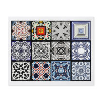 12 Different Tea Bag Tiles - Origami Folding Full Color Flyer
