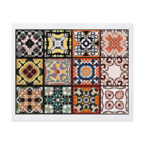 12 Different Tea Bag Tiles - Origami Folding Flyer Design