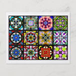 12 Different Tea Bag Tiles - Origami Folding Full Color Flyer