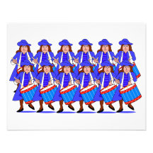12 Drummers Drumming Custom Invitation