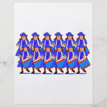 12 Drummers Drumming Full Color Flyer