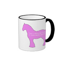 12 Hands Draught   Horse Coffee Mug