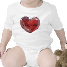 12 Mos Cold Hearted baby outfit Creeper