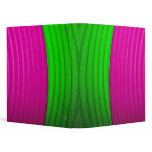 12 Pink & Green 1" Avery Binder