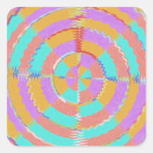 12  PURE Energy Vibes Aura Cleaning Spectrum Square Sticker