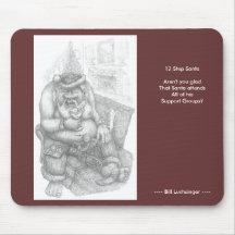 12 Step Santa - Mousepad