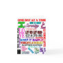 12 STEP SLOGANS IN COLOR GREETING CARD