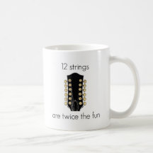 12 String Guitars are twice the fun Mug