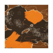 12"x12" abstract from the series canvas print