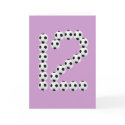 12th Birthday Soccer Ball Greeting Card