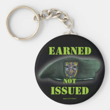 12th special forces flash green berets Keychain