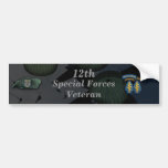 12th special forces veterans day Bumper Sticker