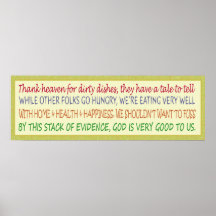 12x36 Poster - Kitchen Decor