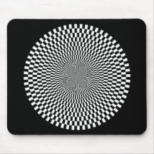1309144895_Vector BLACK WHITE OPTICAL ILLUSIONS Mousepad