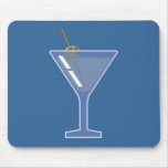 1312087474_Vector_Clipart Martini olive alcohol Mouse Pad