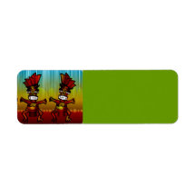 1312743176_Vector_Clipart Hawaiian Tiki men Return Address Label