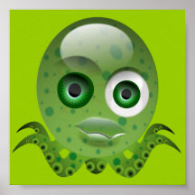 1314137299_Vector_Clipart monster octopus Posters