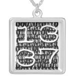 1337 binary background necklaces