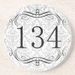 134 Area Code Beverage Coasters