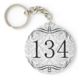 134 Area Code Key Chain