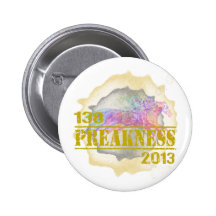 138th Preakness 2013 Horse Racing T-Shirt Pin