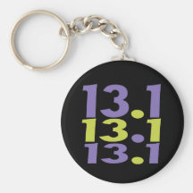 13.1 half marathon keychains