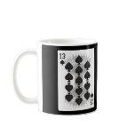 13 of Spades: Poker Card: Coffee Mug