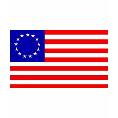 13 STAR AMERICAN FLAG TEE SHIRT by dogiron