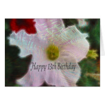 13th Birthday Card