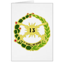 13th Cavalry Regiment Greeting Card